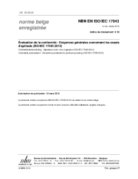 NBN EN ISO/IEC 17043:2010