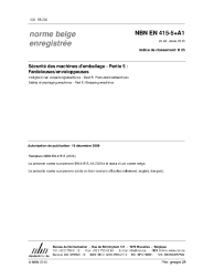 NBN EN 415-5+A1:2010