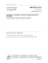 NBN EN ISO 18416:2009