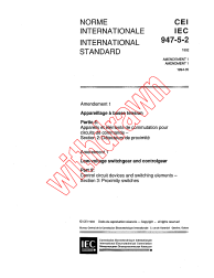 IEC 60947-5-2:1992/AMD1:1994