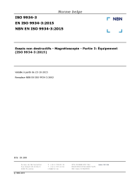 NBN EN ISO 9934-3:2015