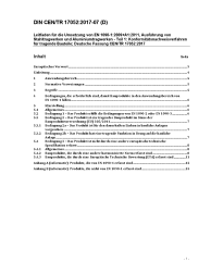 DIN CEN/TR 17052*DIN SPEC 18118:2017-07