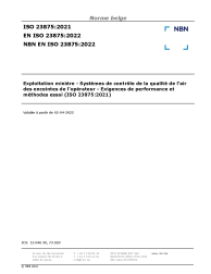 NBN EN ISO 23875:2022