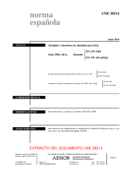 UNE 38314:2016