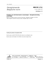 NBN EN 14744:2005