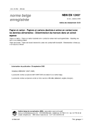 NBN EN 12497:2005