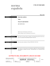 UNE-EN ISO 8492:2014