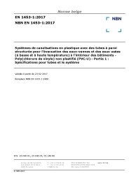NBN EN 1453-1:2017