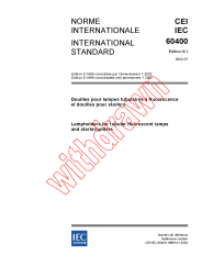 IEC 60400:1999+AMD1:2002 Consolidated