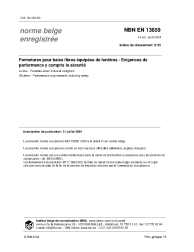 NBN EN 13659:2004