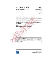 IEC 61558-1:1997+AMD1:1998 Consolidated