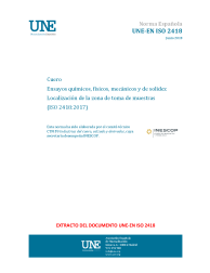 UNE-EN ISO 2418:2018
