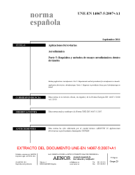 UNE-EN 14067-5:2007+A1:2011 (R2016)