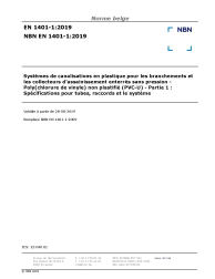 NBN EN 1401-1:2019