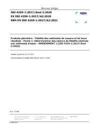 NBN EN ISO 4259-1:2017/A2:2021