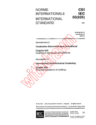 IEC 60050-826:1982/AMD2:1995