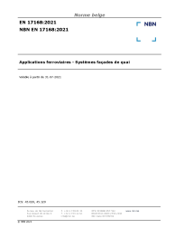 NBN EN 17168:2021
