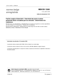 NBN EN 13596:2005