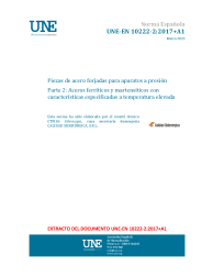 UNE-EN 10222-2:2017+A1:2022