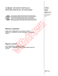 IEC 60404-8-7:1988
