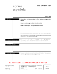 UNE-EN 61300-2-29:1998