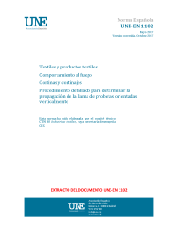 UNE-EN 1102:2017 (R2022)