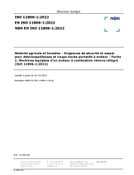 NBN EN ISO 11806-1:2022