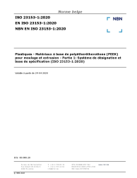 NBN EN ISO 23153-1:2020