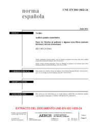 UNE-EN ISO 1833-24:2011