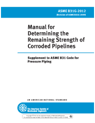 ASME B31G-2012 - W CPRT