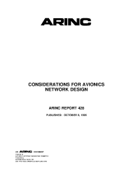 ARINC Report 428:1995