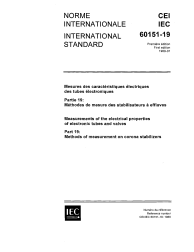 IEC 60151-19:1969