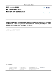 NBN EN ISO 10460:2018