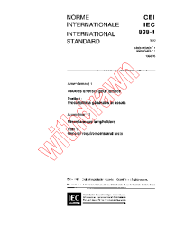 IEC 60838-1:1993/AMD1:1996
