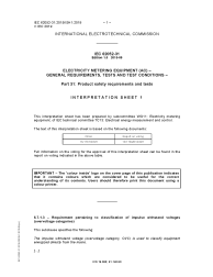 IEC 62052-31:2015/ISH1:2019