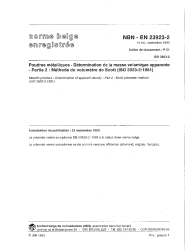 NBN EN 23923-2:1993