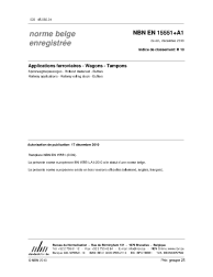 NBN EN 15551+A1:2010