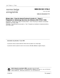 NBN EN ISO 3738-2:2006