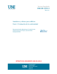 UNE-EN 1253-3:2017 (R2022)