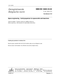 NBN EN 16603-35-02:2014