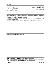 NBN EN 3475-801:2002