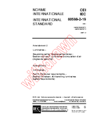 IEC 60598-2-19:1981/AMD2:1997