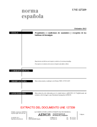 UNE 127339:2012 (R2019)