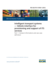PD ISO/TR 13185-1:2012