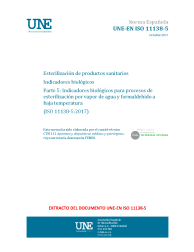 UNE-EN ISO 11138-5:2017