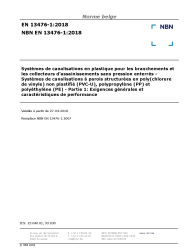 NBN EN 13476-1:2018