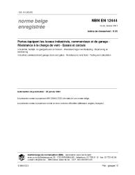 NBN EN 12444:2001
