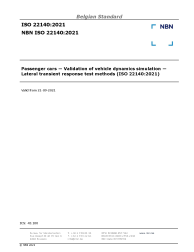 NBN ISO 22140:2021