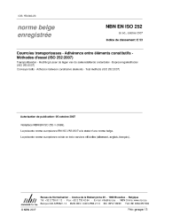 NBN EN ISO 252:2007