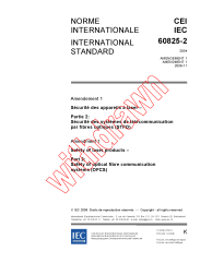 IEC 60825-2:2004/AMD1:2006